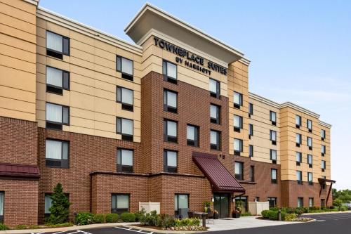 a rendering of the exterior of a building at TownePlace Suites by Marriott Harrisburg West/Mechanicsburg in Mechanicsburg