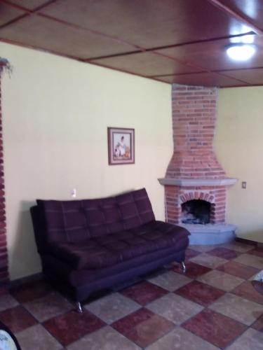 Posezení v ubytování Cabañas del Coronel