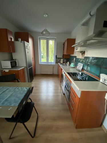 Kuchyňa alebo kuchynka v ubytovaní Apartament Czytelnia - parking gratis