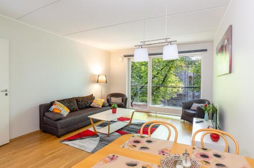 Гостиная зона в Your Dream Flat in the City Centre + Free Parking
