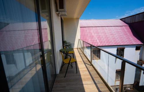 Balkón nebo terasa v ubytování Hotel Leonardo