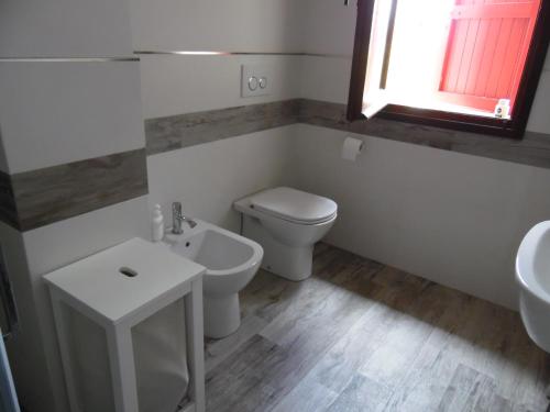 Koupelna v ubytování B&B Vallata