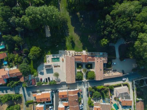 Una vista aérea de Logis de l'Héronière