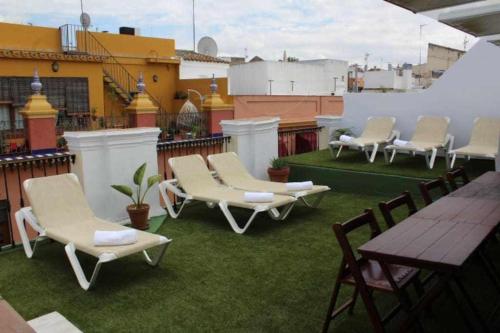 Casa palacio del siglo XVIII en centro Sevilla.