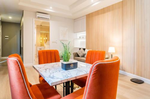 Χώρος καθιστικού στο The Difan Hotel