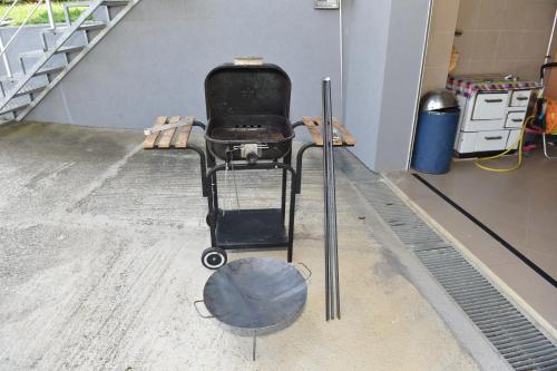 a chair sitting on a cart in a room at Vidikovac pod Jelicom in Čačak