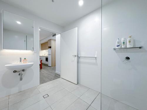 Burwood Studio tesisinde bir banyo