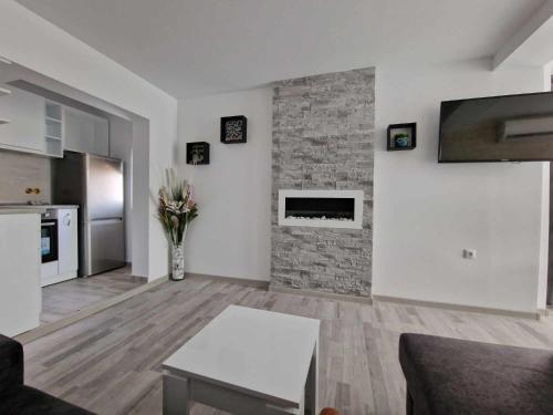 Kuchyň nebo kuchyňský kout v ubytování Apartment ''Simon Green''
