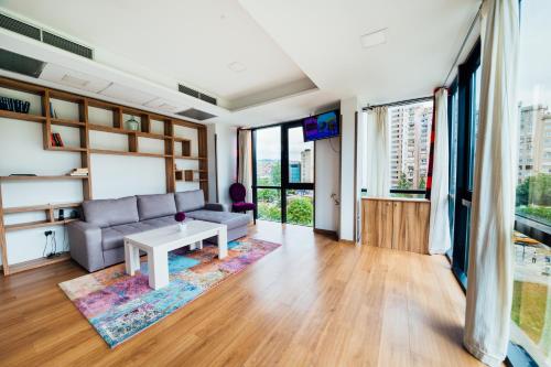 TV a/nebo společenská místnost v ubytování Hotel Walter