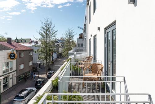 Balkón nebo terasa v ubytování Hotel Von