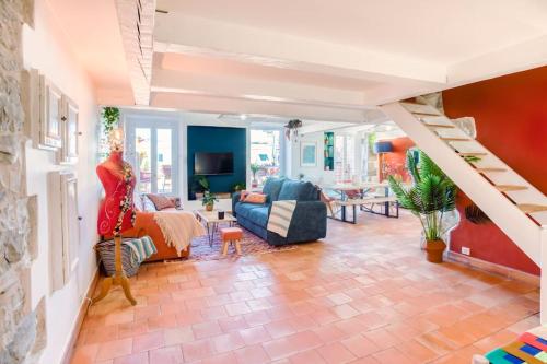 #48 Staywizus - Suite Jean top floor terrace 5min walk sea AC