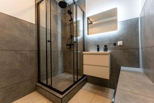Koupelna v ubytování Moselresidenz Bellevue Alf Apartment Alfbach