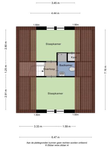 Mooi Drentheの見取り図または間取り図