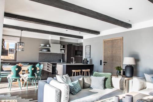 KAUZ - Design Chalets inkl Lungau Cardにあるシーティングエリア
