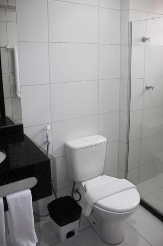 Koupelna v ubytování Trópico Praia Hotel