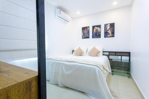 Katil atau katil-katil dalam bilik di Crôa Residence
