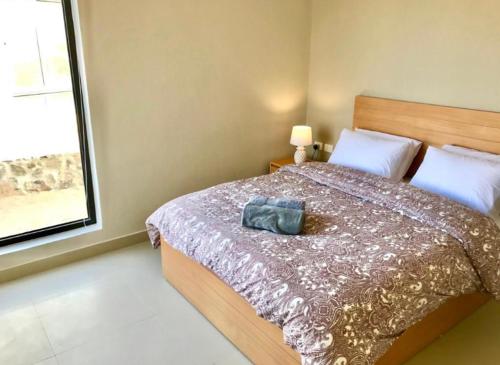 Postel nebo postele na pokoji v ubytování Emos Villa