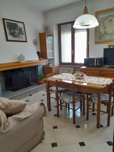 Χώρος καθιστικού στο appartamento in casa Lai