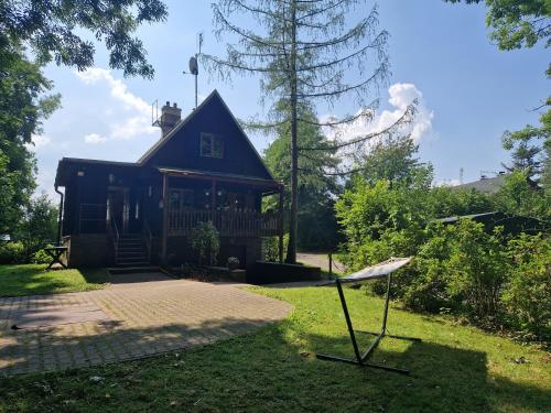 Zahrada ubytování Chata Lučina