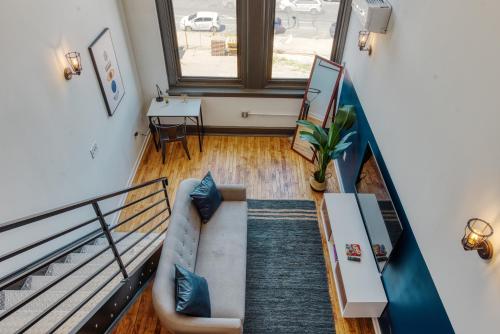Χώρος καθιστικού στο Sosuite at West Lofts - West Philadelphia