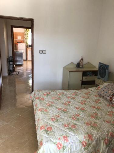 Ein Bett oder Betten in einem Zimmer der Unterkunft Vittel Ifrane Large and Beautiful Apartment