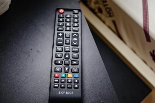 TV a/nebo společenská místnost v ubytování Hotel Tenda Jaçanã