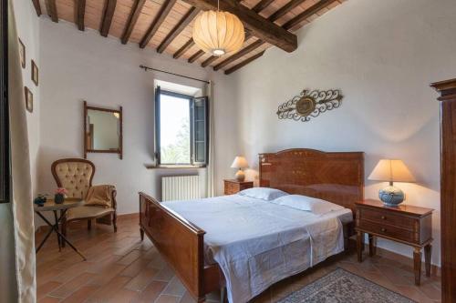 Tempat tidur dalam kamar di Casa la Torre