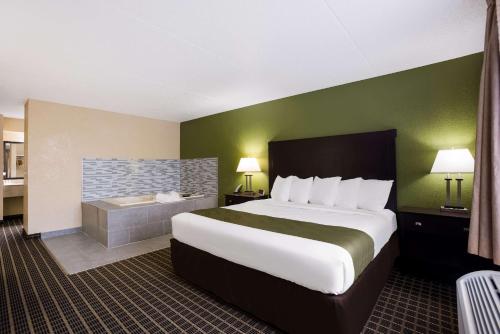 Letto o letti in una camera di Quality Inn & Suites Big Rapids near University