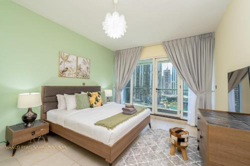 Marco Polo – Striking Lake Views at JLT ,1 BR, 2 Balconies