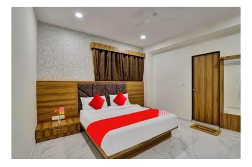 Katil atau katil-katil dalam bilik di hotel stay inn Bopal