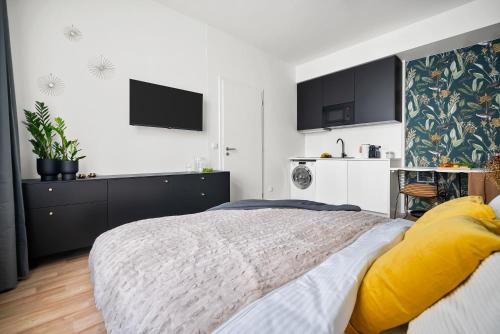 Μια τηλεόραση ή/και κέντρο ψυχαγωγίας στο Enjoy Downtown Boutique Apartments #13 by Goodnite cz