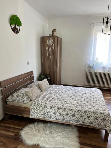 Ένα ή περισσότερα κρεβάτια σε δωμάτιο στο Privat