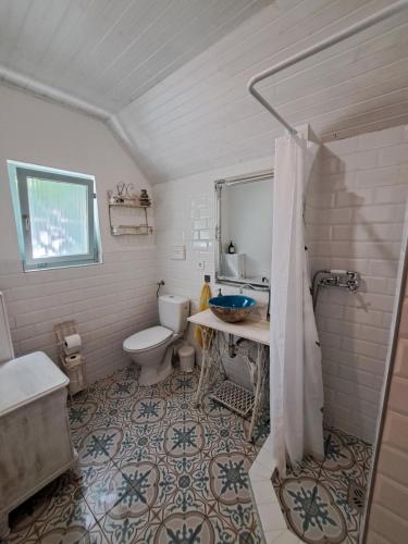 Kúpeľňa v ubytovaní Szőlőskert Vendégház Badacsony