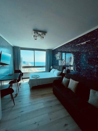 Zona d'estar a Sea Breeze Studios