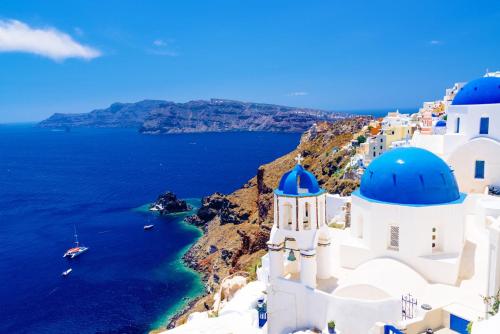 Deluxe Santorini Villa 1 Bedroom Villa Cherished View Private Pool & Sea