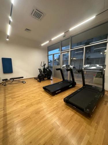 Fitness centrum a/nebo fitness zařízení v ubytování Luxury Appt casa finance City CFC-Aeria Mall