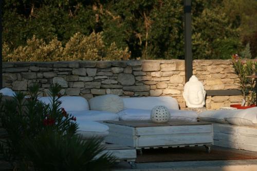 Χώρος καθιστικού στο Chambre d'hôtes chez Maguy B-Villa Makeire