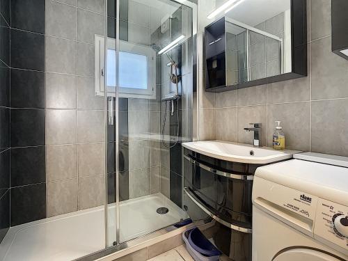 Koupelna v ubytování résidence du soleil