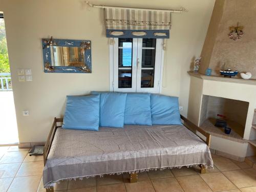 Posezení v ubytování Sea Urchin Apartment Neos Kosmos