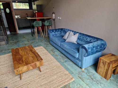 Χώρος καθιστικού στο Loft apartmány FABRIKA