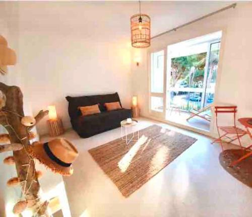 Studio cosy Parking,Clim,Terrasse,Wifi au POINT ZERO