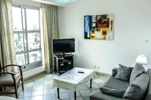 TV/Unterhaltungsangebot in der Unterkunft Tchero Appartement 1