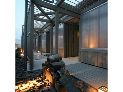 a rendering of a building with a fire pit at Seaside Hotel Geibousou - Vacation STAY 92554v in Shima