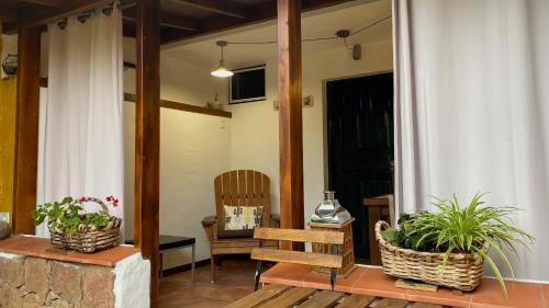 Posezení v ubytování Casa Rural La Gañanía