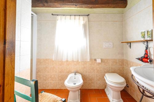 Ένα μπάνιο στο Agriturismo Pian di Fiume