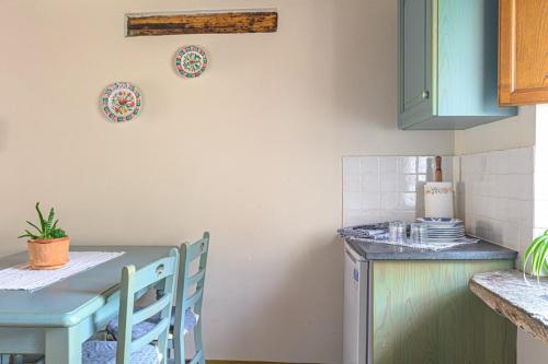 Η κουζίνα ή μικρή κουζίνα στο Agriturismo Pian di Fiume