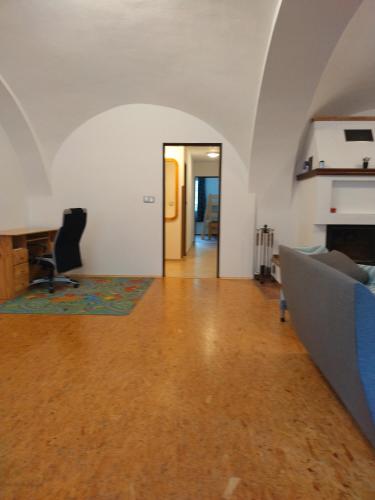Χώρος καθιστικού στο Apartmán u kostela