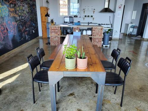 Cuina o zona de cuina de Yeosu Loft House