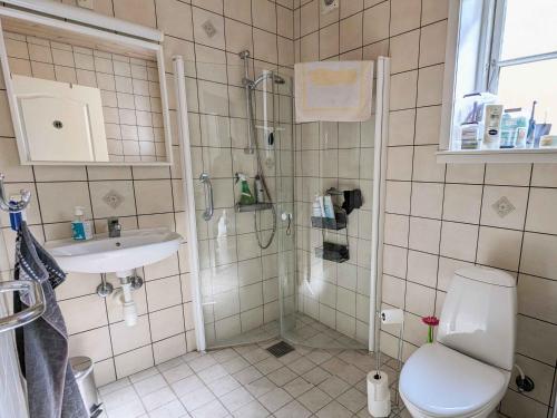 Koupelna v ubytování ved Havet - Listed, Bornholm