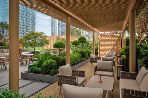 Χώρος καθιστικού στο Andaz Nanjing Hexi, By Hyatt